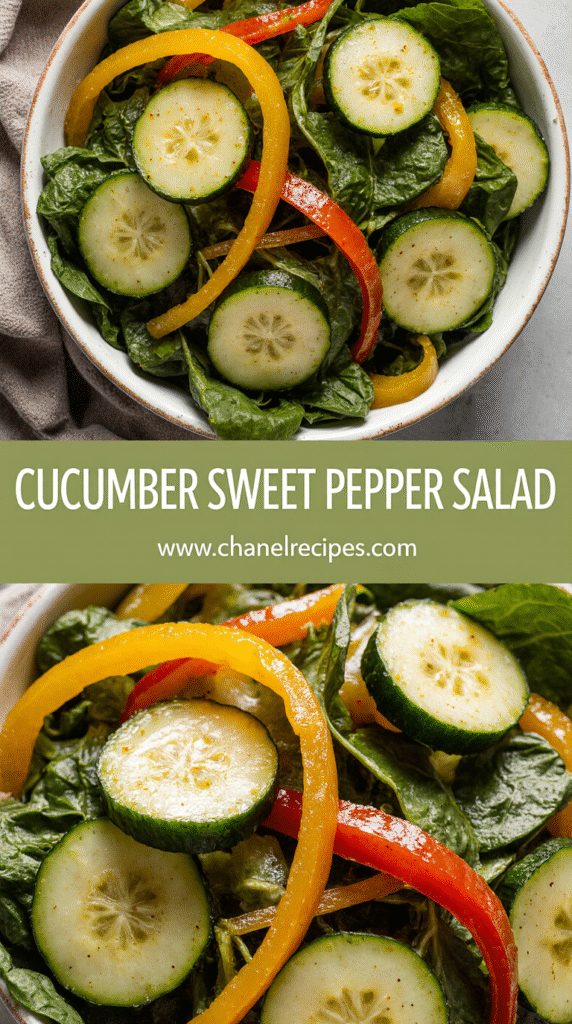 Cucumber Sweet Pepper Salad