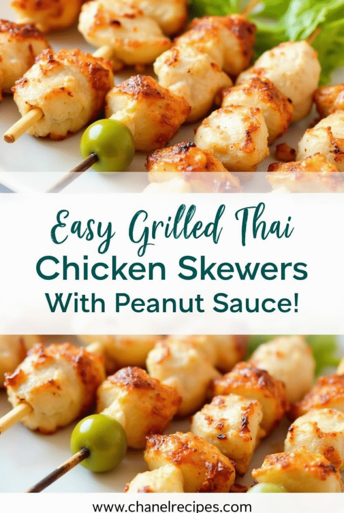 Grilled Thai Chicken Skewers