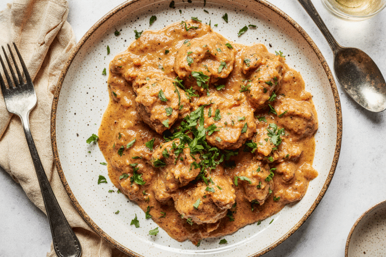 Ground Beef Stroganoff