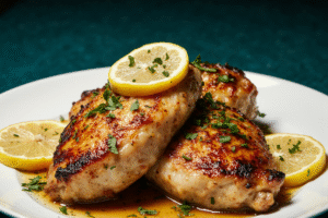 Lemon Garlic Butter Chicken Thighs