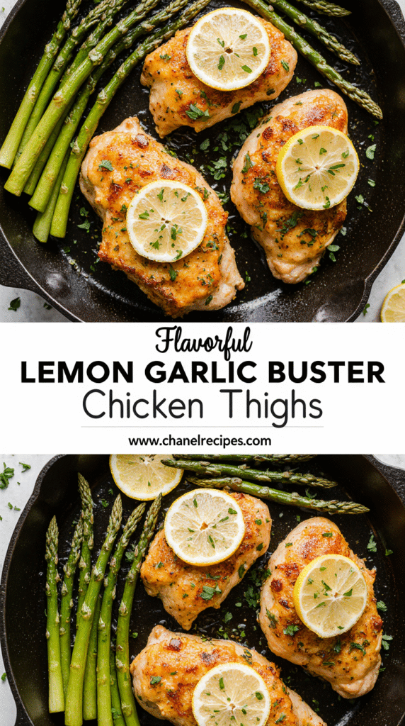 Lemon Garlic Butter Chicken Thighs