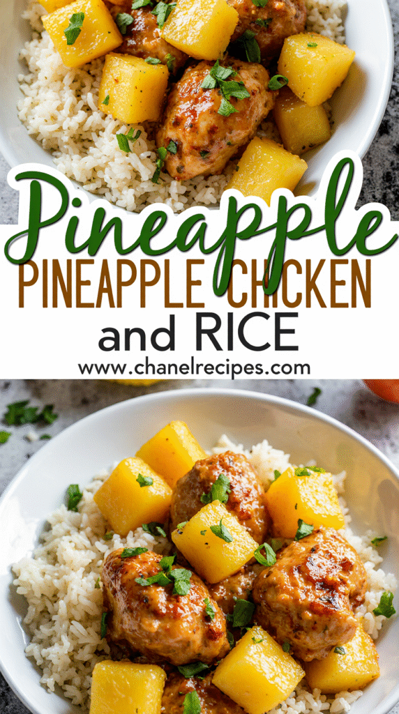 Pineapple Chicken and Rice