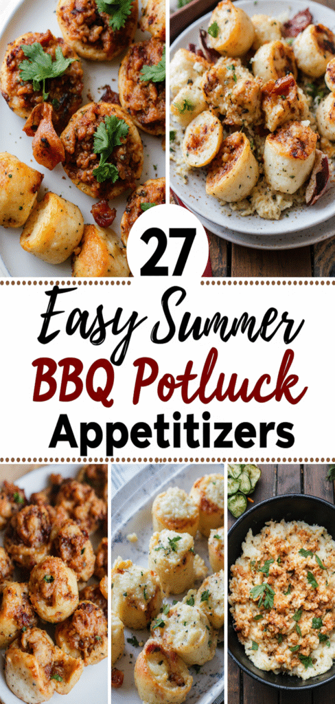 Summer BBQ Potluck Appetizers