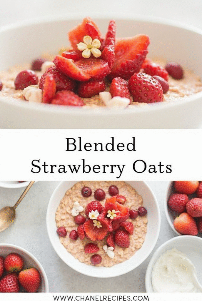 blended Strawberry Oats