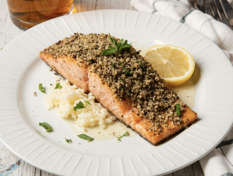 Panko Crusted Salmon