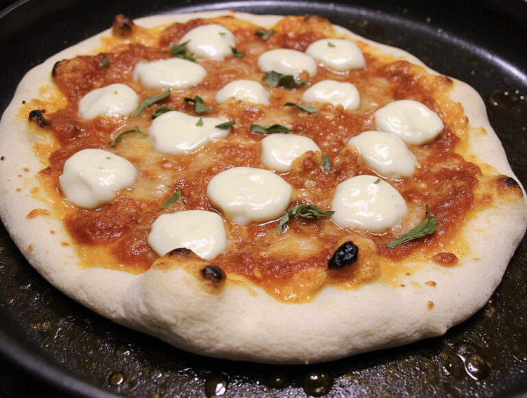 artisan pizza dough- crispy, chewy, bubbly crust | With Spice