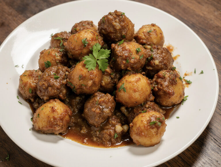 High Protein Slow Cooker Garlic Butter Beef Bites – Easy Dinner Recipe!