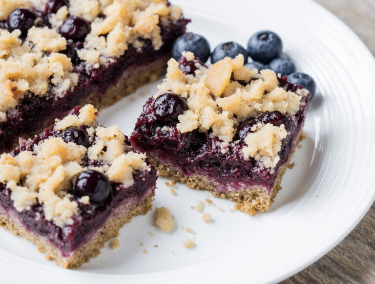 Vegan Blueberry Breakfast Bars