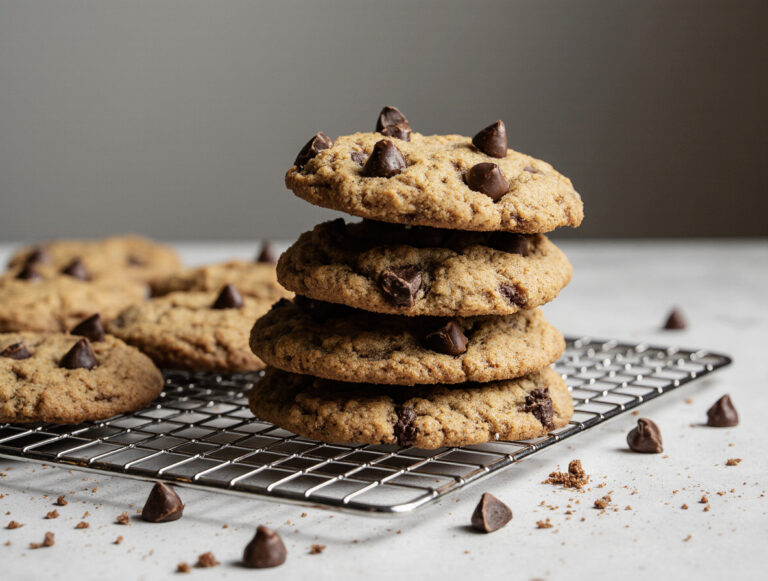 Chewy Rippled Chocolate Chip Cookies