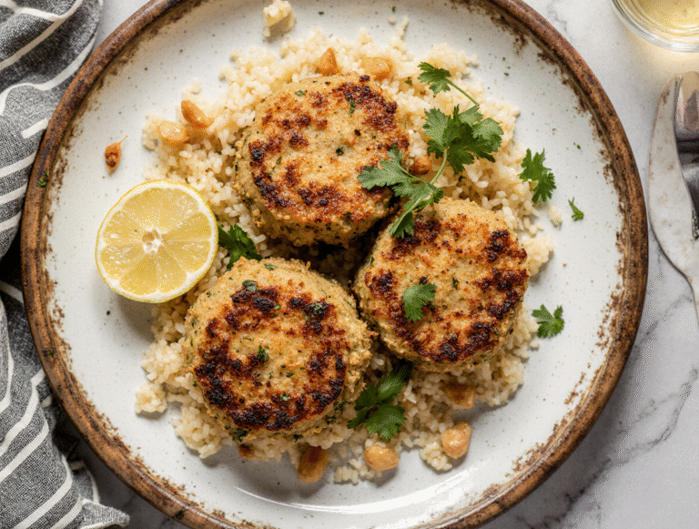 Mediterranean Chicken Patties