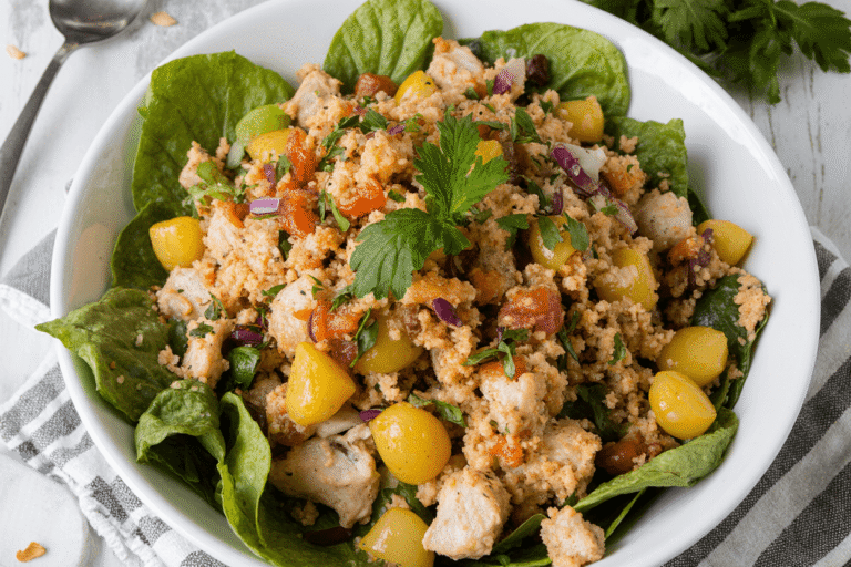 Easy Zesty Southwest Chicken Salad Bowl